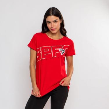 Imagem de Camiseta  São Paulo Oficial SPFC Feminina-Feminino