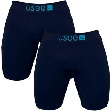 Imagem de Kit 2 Bermudas Térmica Sem Costura Com Bolso Lateral Usee Brasil, Mari