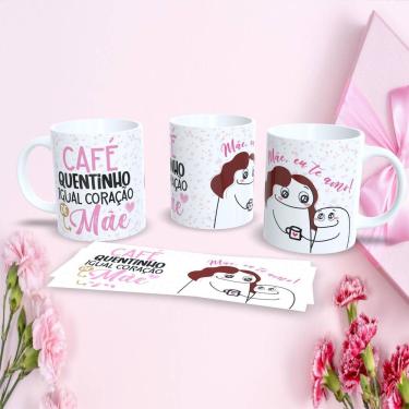 Imagem de Caneca Dia das Mães Flork Estampa 31 Presente Criativo em Porcelana 325ML Branca Outras Marcas
