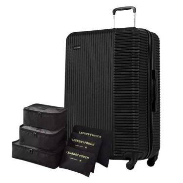 Imagem de Mala Grande Sestini Muito Espaçosa e Resistente 23KG, ABS Reforçado, C