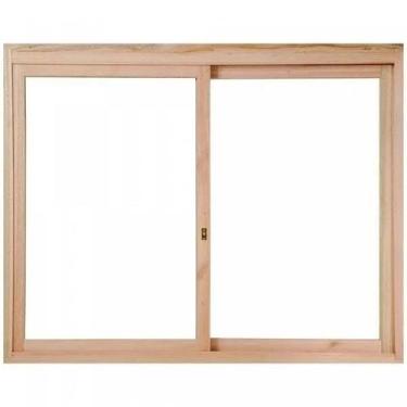 Imagem de Janela de Madeira de Correr 120x140cm com Caixilho 9,4cm Ewr 380 Rondo