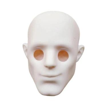 Imagem de Boneco De Ação Masculino Articulado De 35cm Com Cabeça Careca Em Branc