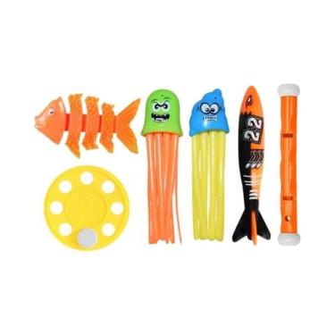 Imagem de Conjunto De Brinquedos Coloridos Para Mergulho Na Piscina De Verão: Bo