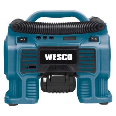 Imagem de Compressor de Ar Portátil 160PSI 18V Com 3 Bicos WS2961.9 WESCO - 0010