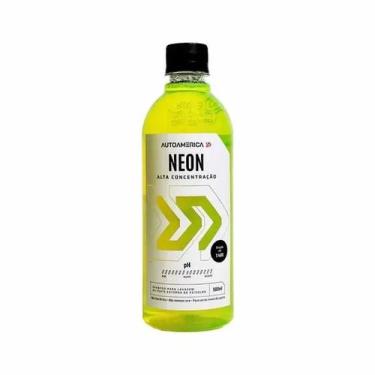 Imagem de Shampoo Automotivo Neon 500ml Neutro Alta Concentração Autoamerica