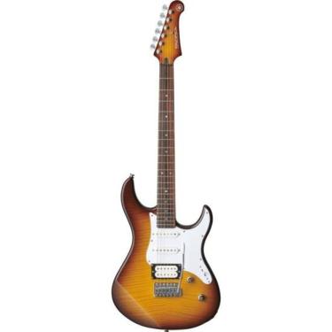 Imagem de Guitarra Elétrica Pacifica 212VFM com Captadores HSS e push-pull para Coil Tap Tobacco...