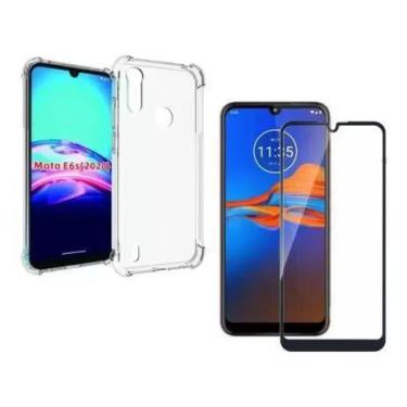 Imagem de Película 3D para Smartphone Moto E6S + Capa Anti Impacto - Universo