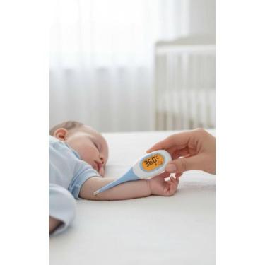 Imagem de Termômetro Digital Flexível Rápido 8s Azul - Saúde Familiar - Congratu