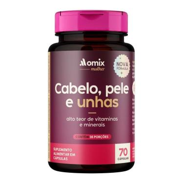 Imagem de Cabelo, Pele & Unha - 70 cápsulas - Omix-Unissex