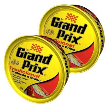 Imagem de Kit 02 Ceras Automotiva Grand Prix Tradicional Lata 200g - Grand Prix 