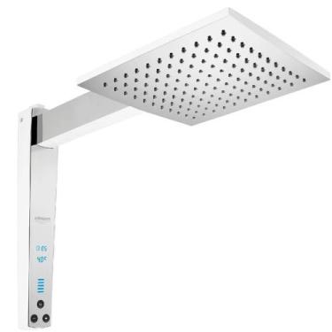 Imagem de Chuveiro Digital Acqua Century 220 Volts 6800 Watts Branco e Cromado -