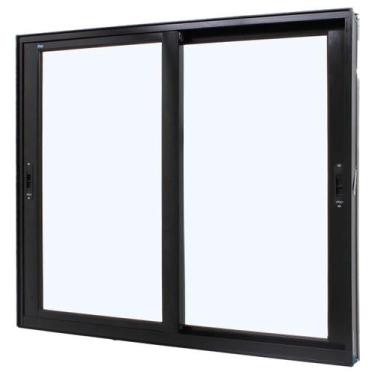 Imagem de Janela Perfecta 2 Folhas 120x100 Preta - 1010-5664 - JAP