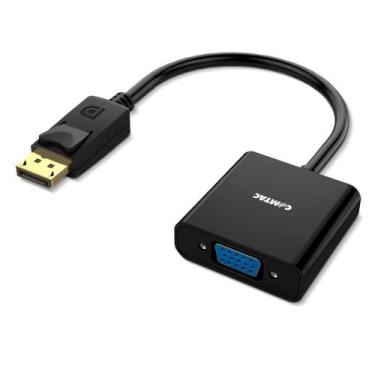 Imagem de Cabo Conversor DisplayPort para VGA - (DisplayPort M X VGA F) - Comtac