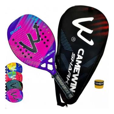 Imagem de Raquete de tênis de praia Camewin Carbon Fiber Full 3k para adultos - 