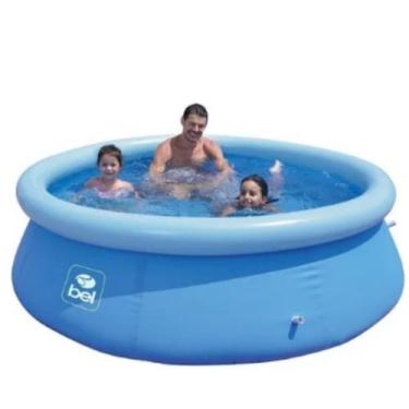 Imagem de Piscina Redonda Inflável 1900 L 2.15m x 63cm Bel Lazer Azul - BEL FIX