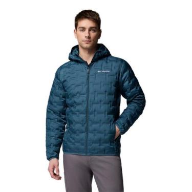 Imagem de Jaqueta Down Columbia Masculina Delta Ridge II com Capuz, Preto, P