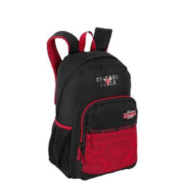 Imagem de Mochila Sestini Grande NBA Legend Bulls Vermelho e Preto