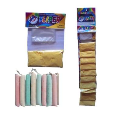Imagem de Kit geladinho fliper cremoso 1 cartela c 10 unidades abacaxi