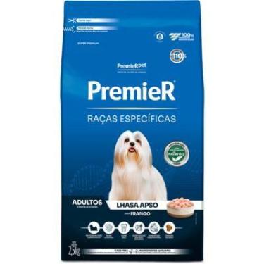 Imagem de Ração Seca Premier para cães adultos da raça Lhasa Apso, 1kg.