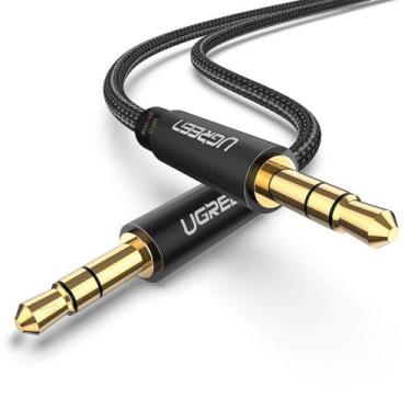 Imagem de Ugreen Cabo Auxiliar Audio P2 3 Vias Celular Carro Fone 1m