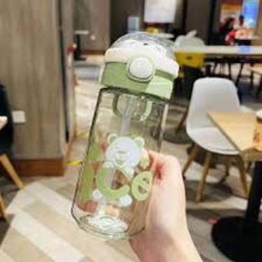 Imagem de Garrafa infantil bico de silicone 600 ml fratelli, VERDE