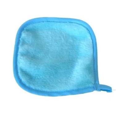 Imagem de Wylimg Almofada Lavável Microfibra Removadora Maquiagem Azul