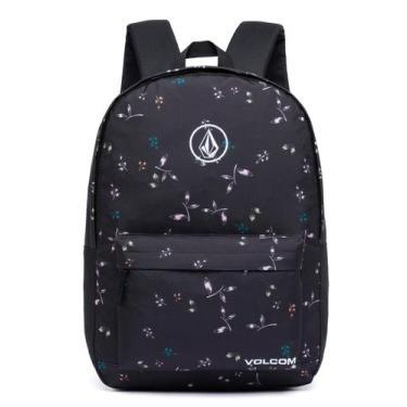 Imagem de Mochila Bolsa Feminina Masculina Juvenil Moderna Original - Volcom, U