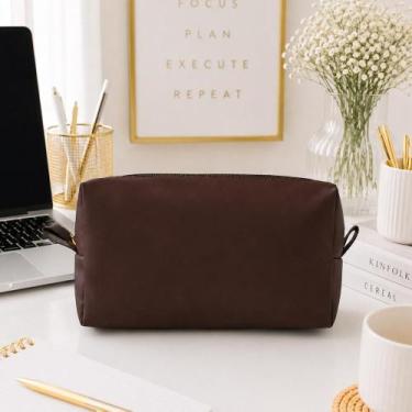Imagem de Necessaire Média Feminina Organizador de Maquiagem Multiuso Bolsa Viag