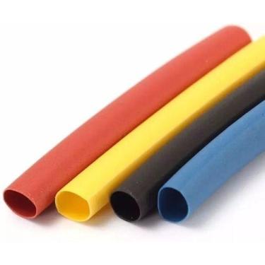 Imagem de Espaguete Isolante Termo Retrátil 20mm 10 Peças Colorido - NoBrand