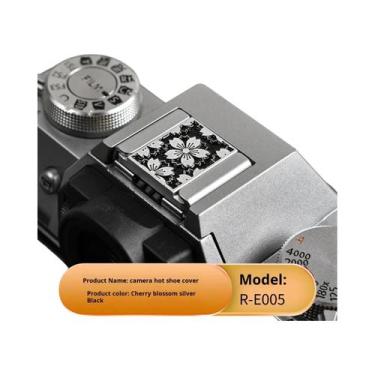 Imagem de Capa De Metal Para Hot Shoe Com Design Flor De Cerejeira Para Nikon, F