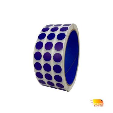 Imagem de Etiqueta Selo Bolinha Colorida 10mm - Rolo Com 5000 Adesivos - Etiquet