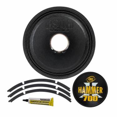 Imagem de 4Kit Reparo Sl Compatível Com Eros Hammer 700 12pol 4ohms - Genérica