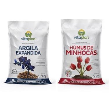 Imagem de Argila Expandida + Húmus De Minhoca Vitaplan - Nutriplan
