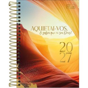 Imagem de Agenda Espiral Louvor 2027 M6 Tilibra, Unico, Unico