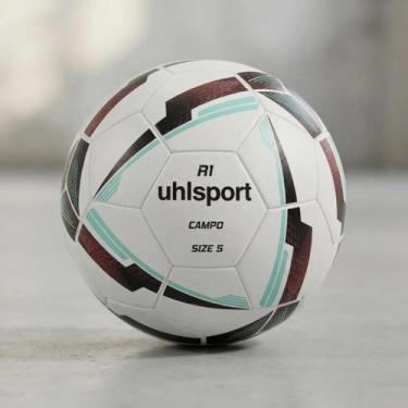 Imagem de Bola Uhlsport Match R1 Campo Oficial CBF 2026 Híbrida PU Tamanho 5 Pro