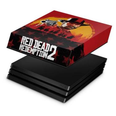 Imagem de Capa Compatível Ps4 Pro Anti Poeira - Red Dead Redemption 2 - Pop Arte