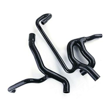 Imagem de LUXERAD Kit de mangueira de refrigeração de radiador de silicone de 3 camadas para desempenho para mangueira RENAULT Clio WilliamS 19 16S 16V F7P 1.8L 88-97 (preto)