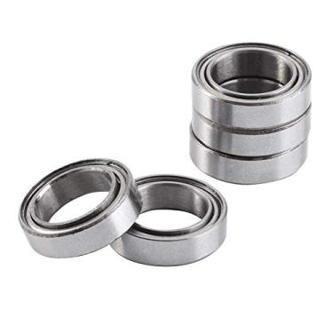 Imagem de Rolamentos de esferas de ranhura profunda 10x15x4mm, 10 peças 6700ZZ Rolamento de esferas em miniatura de seção fina de blindagem dupla, Rolamentos de esferas de parede fina