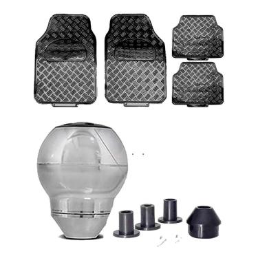 Imagem de Tapete Preto Brilho Bola Cambio Cromada Bmw Z4