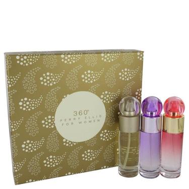 Imagem de Perf.Cx.Presentes Perry Ellis 360 Coral 360 EDT + Edp + Perry Ellis 360 Purple Edp