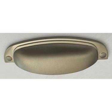 Imagem de Puxador Colonial 115 - Prata Fosco- 96MM