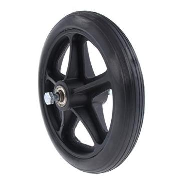 Imagem de KESOTO Roda dianteira de substituição para cadeiras de rodas, 3-5 raios e rolamento 5/16 - preta, 17,78 cm (7")