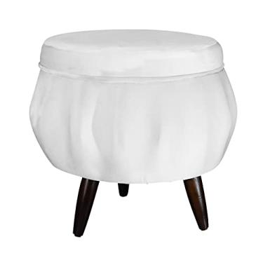 Imagem de Puff Pétala Apoio para Pés Suede - - Ds Estofados