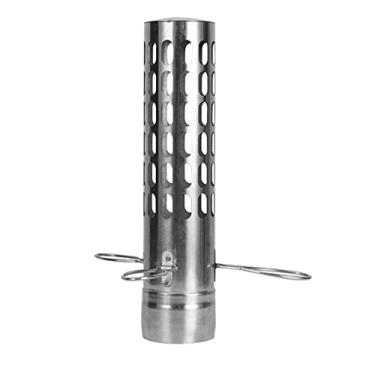 Imagem de Menolana Acessórios de chaminé de aço inoxidável para fogão de forno de aquecedor de tubo de fogão a fumaça queimador de fogão, acampamento lareira, para-faíscas