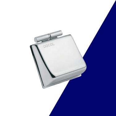 Imagem de Kit Tecla Metalica Acabamento Vd Classica 01996306 Docol