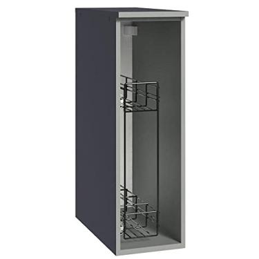 Imagem de Balcão Porta-temperos 20 cm Suspenso Cinza Nice Madesa