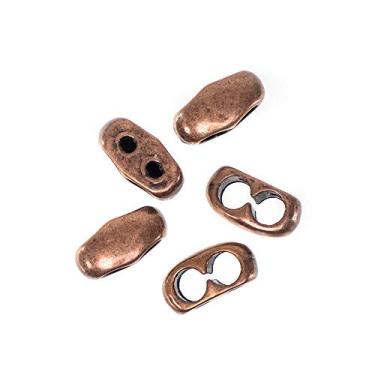 Imagem de West Coast Paracord Espaçadores deslizantes tibetanos de furo duplo | Prata, Bronze, Cobre | 4 mm | 1, 10, 25, 50, 100 pacotes |