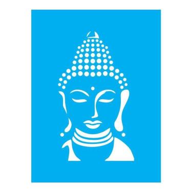 Imagem de Stencil Tamako Buda - 15X20Cm - Ref A2450