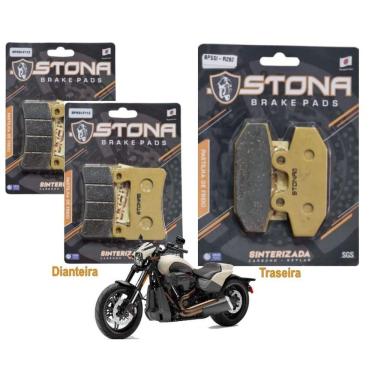 Imagem de Jogo pastilha freio Stona D/T Harley FXDR 114 1870 2019+