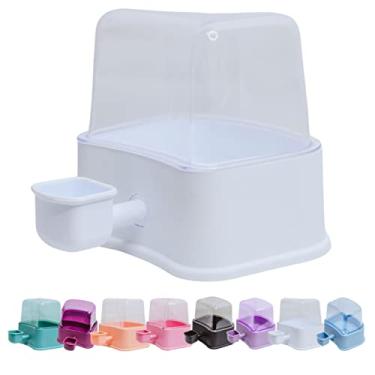 Imagem de Bebedouro Para Cães Cachorros Gato Pet Automático Para Pelos Longos 2,3 Litros (Branco)